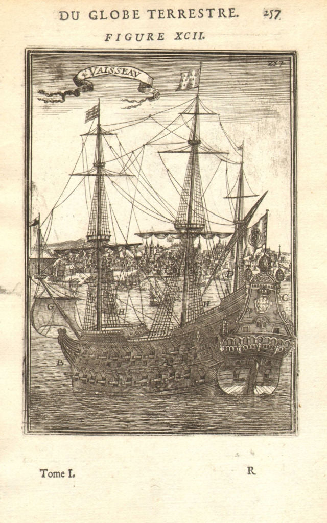 PORTUGUESE NAVY. Pai Eterno/Pere Eternal built Goa 1664. at Lisbon? MALLET 1683